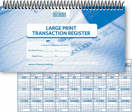Premier Large Print Register 1